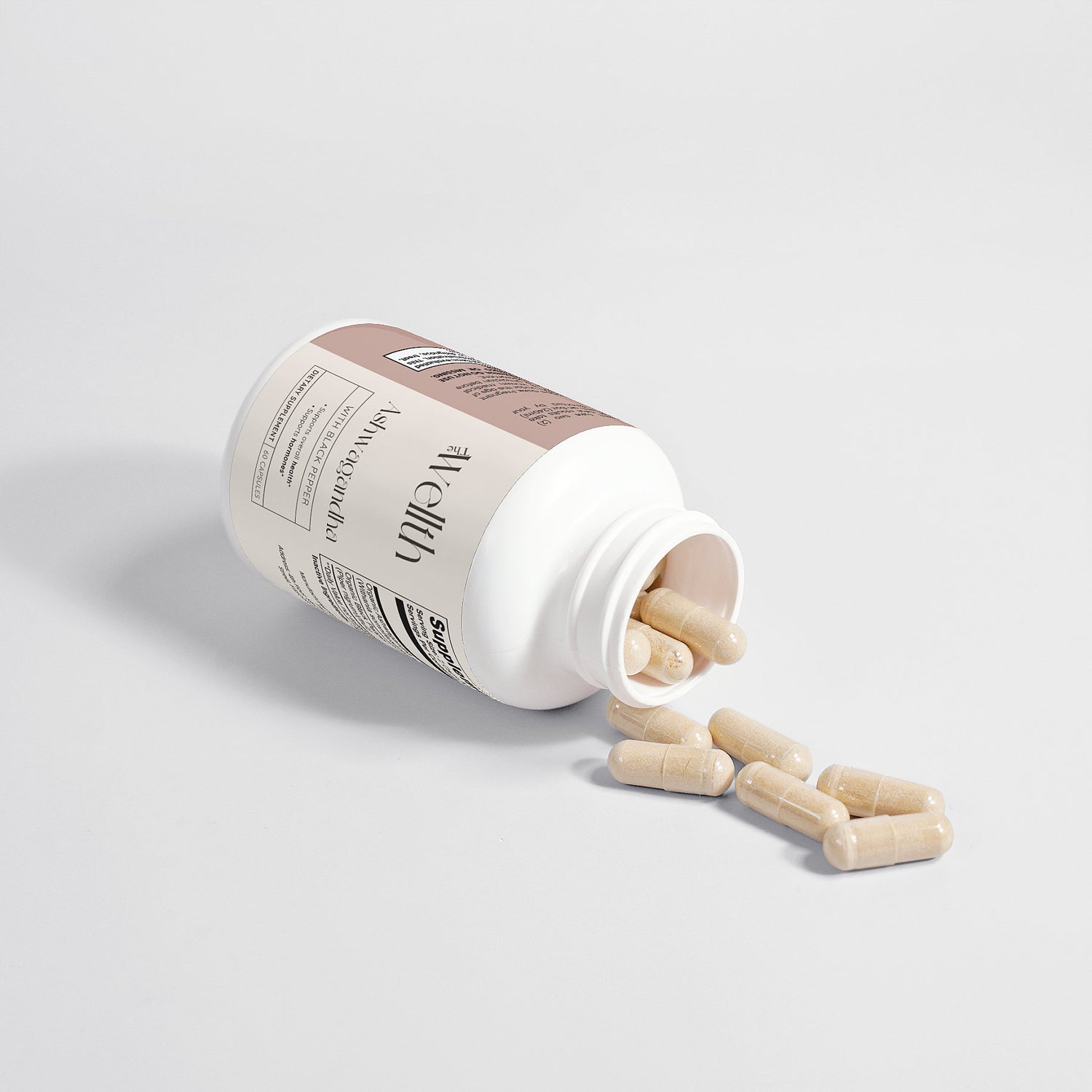 The Wellth Organic Ashwagandha Supplement for Anxiety Relief, Improved Sleep, and Reduced Stress | Natural Herbal Remedy
